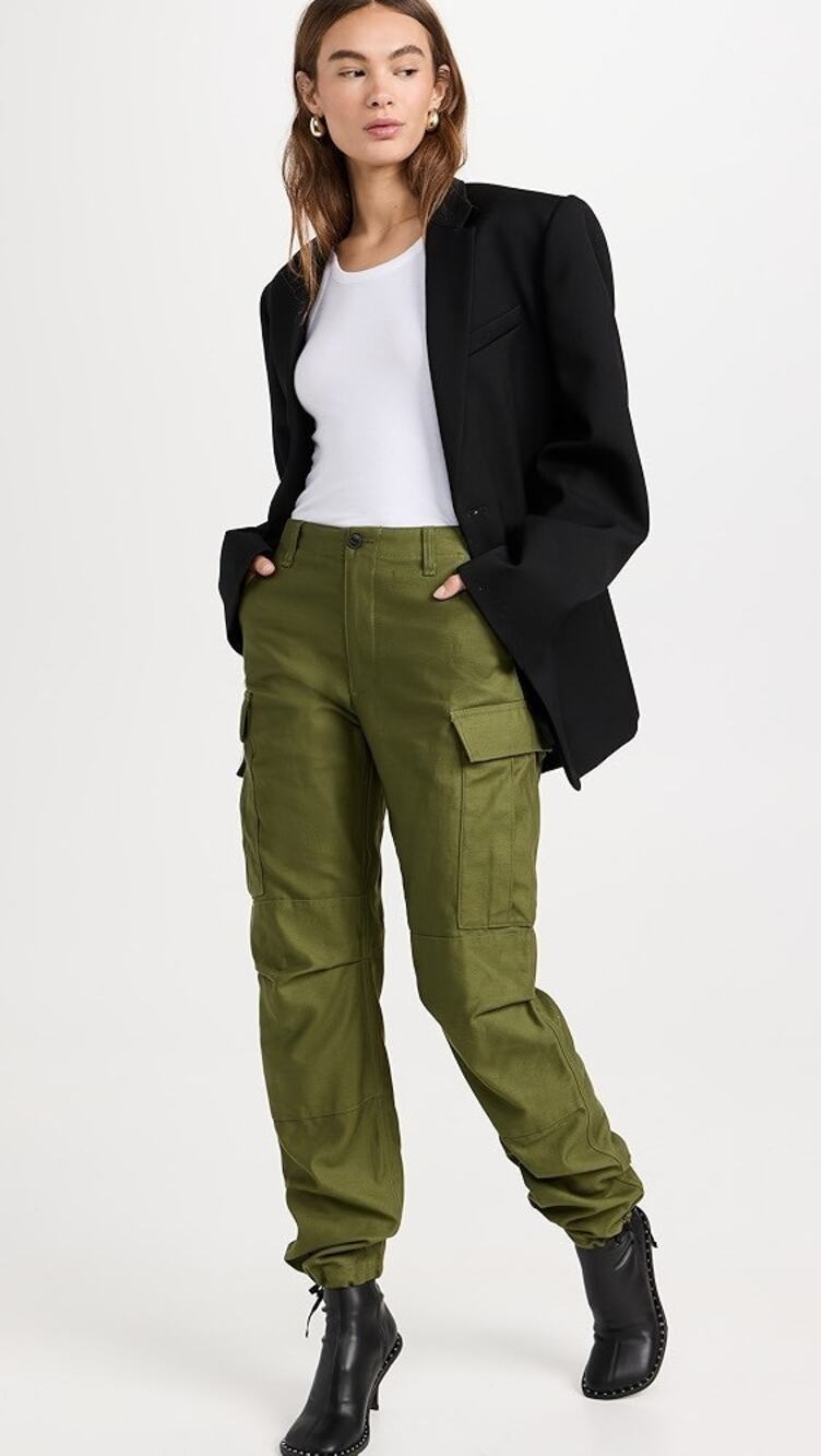 Rag & Bone Valli Cargo Pants Cotton Utility Streetwear Military Y2K Gorpcore 00